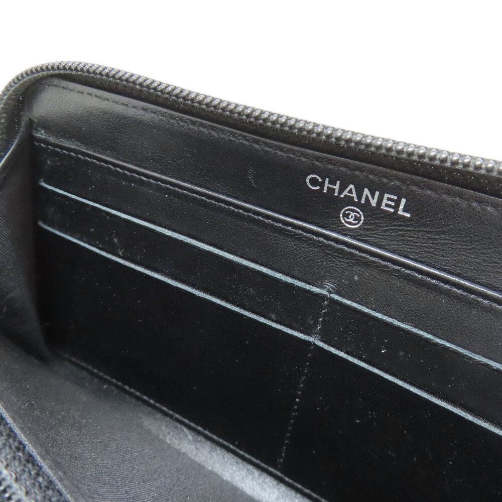 CHANEL Black Logo Wallet - Picture 13 of 16